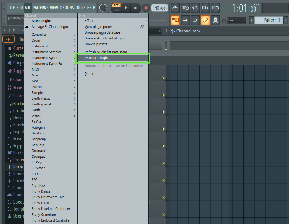 LABS FL Studio open manager.png